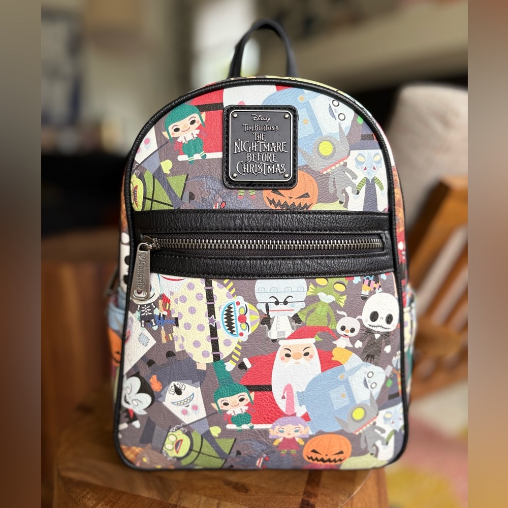 Loungefly Disney Nightmare Before Christmas Chibi Characters Mini Backpack 2018